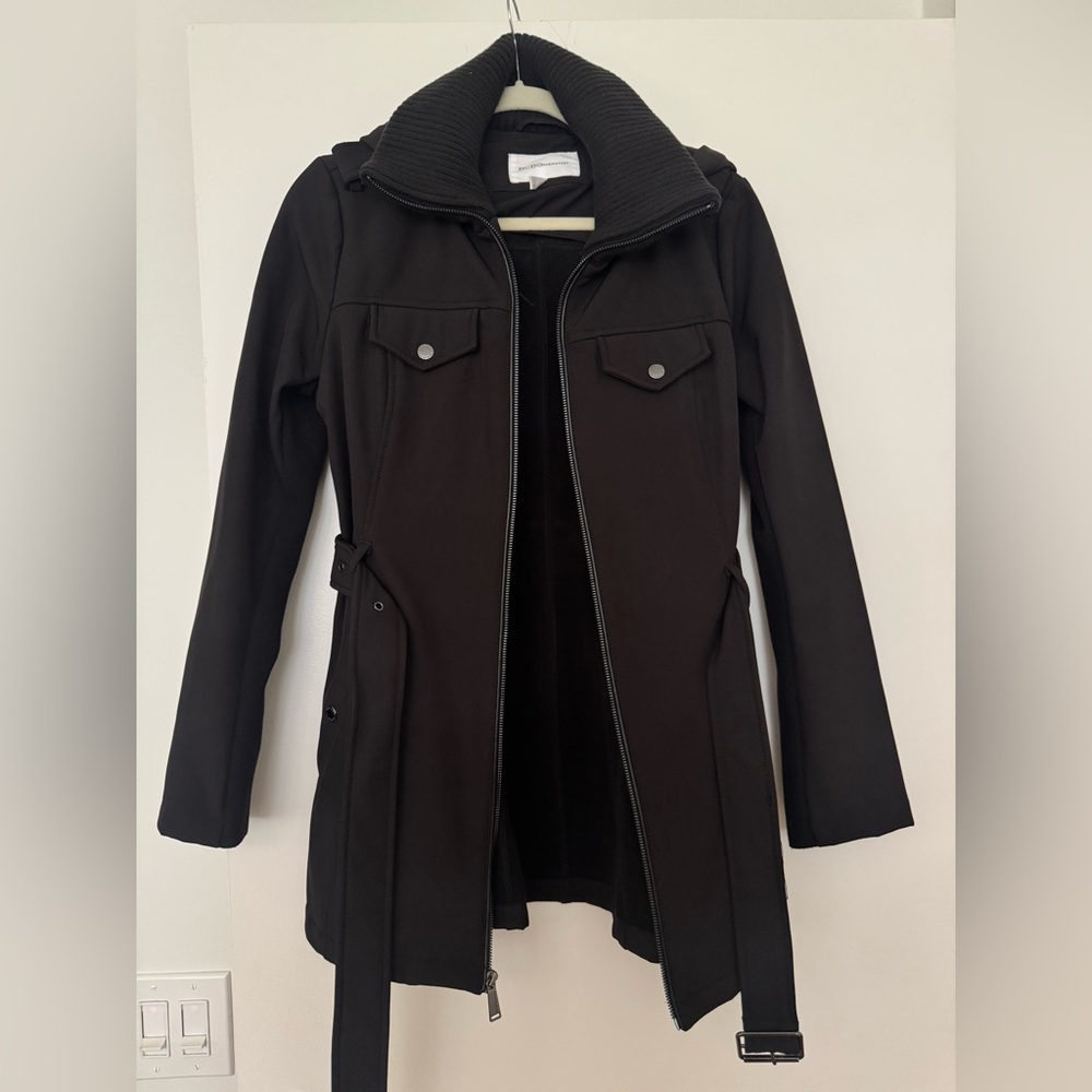 Bcbgeneration Black Mid-Length Jacket Us Women’s … - image 1